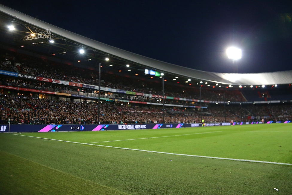 Feyenoord - Sturm Graz
UEFA Europa League Gruppenphase 2. Spieltag, Feyenoord Rotterdam - SK Sturm Graz, Stadion De Kuip Rotterdam, 15.09.2022. 

Foto zeigt eine Innenansicht im Stadion De Kuip
