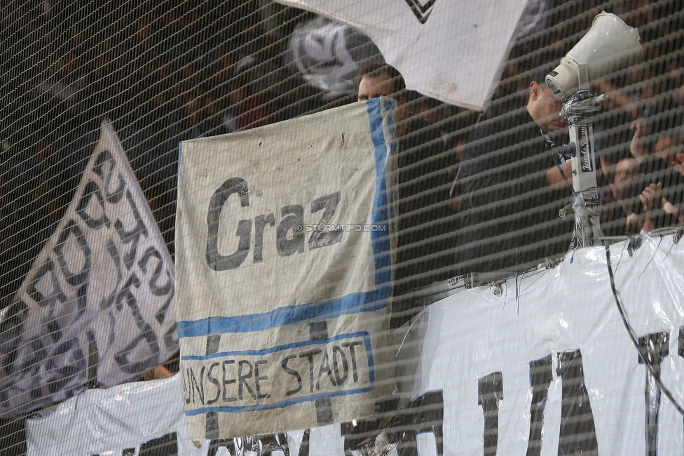 Sturm Graz - Lazio
UEFA Europa League Gruppenphase 3. Spieltag, SK Sturm Graz - SS Lazio, Stadion Liebenau Graz, 06.10.2022. 

Foto zeigt Fans von Sturm
