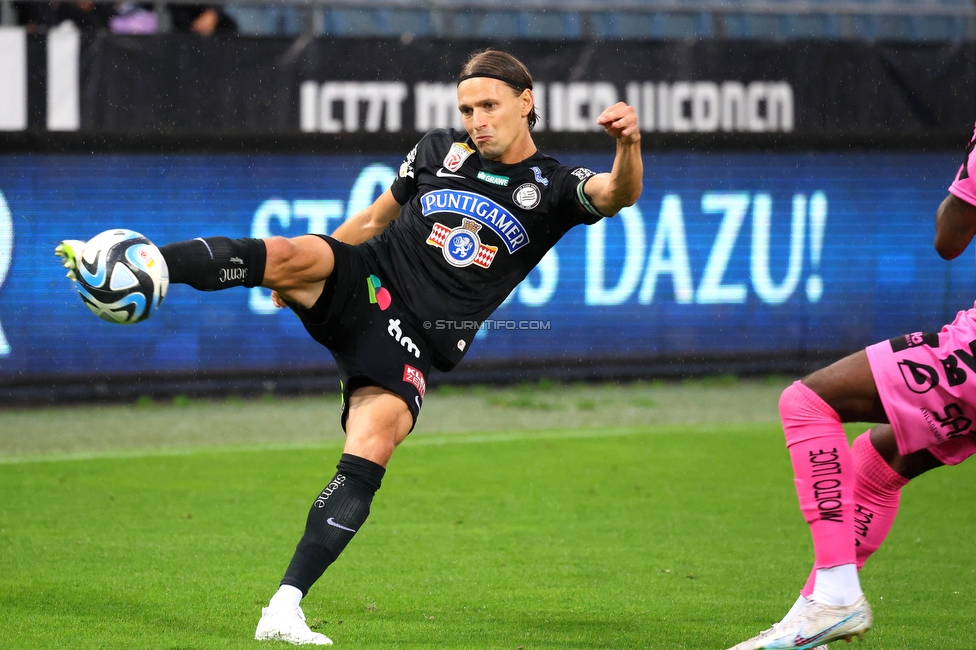 Sturm Graz - LASK
Oesterreichische Fussball Bundesliga, 2. Runde, SK Sturm Graz - LASK, Stadion Liebenau Graz, 05.05.2023. 

Foto zeigt Stefan Hierlaender (Sturm)
