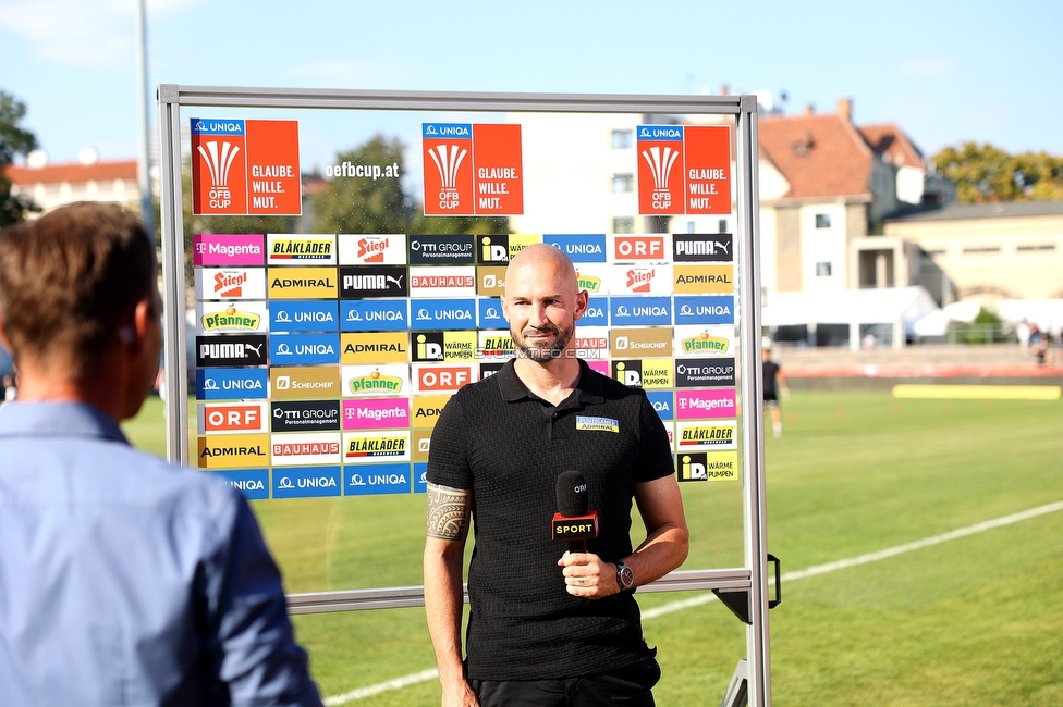 Kremser SC - Sturm Graz
OEFB Cup 1. Runde, Kremser SC - SK Sturm Graz, Sepp-Doll-Stadion Krems, 27.07.2024. 

Foto zeigt Christian Ilzer (Cheftrainer Sturm)
