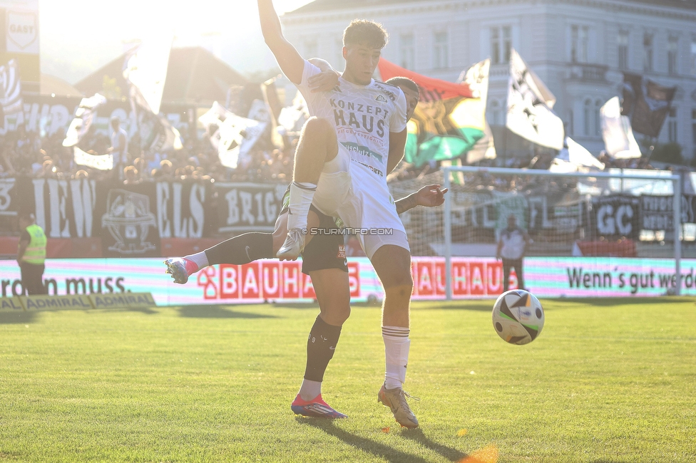 Kremser SC - Sturm Graz
OEFB Cup 1. Runde, Kremser SC - SK Sturm Graz, Sepp-Doll-Stadion Krems, 27.07.2024. 

Foto zeigt Jusuf Gazibegovic (Sturm)
