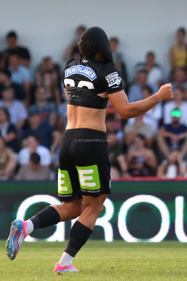 Kremser SC - Sturm Graz
OEFB Cup 1. Runde, Kremser SC - SK Sturm Graz, Sepp-Doll-Stadion Krems, 27.07.2024. 

Foto zeigt Jusuf Gazibegovic (Sturm)
