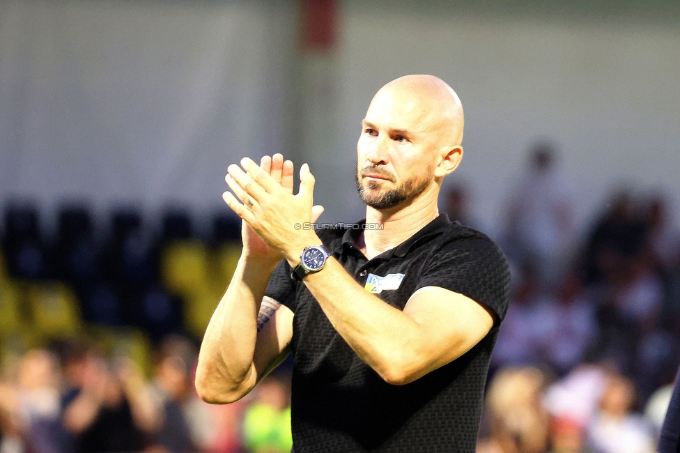 Kremser SC - Sturm Graz
OEFB Cup, 1. Runde, Kremser SC - SK Sturm Graz, Sepp-Doll-Stadion Krems, 27.07.2024. 

Foto zeigt Christian Ilzer (Cheftrainer Sturm)
Schlüsselwörter: torjubel