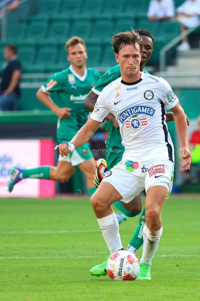 Rapid Wien - Sturm Graz
Oesterreichische Fussball Bundesliga, 1. Runde, SK Rapid Wien - SK Sturm Graz, Weststadion Wien, 04.08.2024. 

Foto zeigt William Boeving (Sturm)
