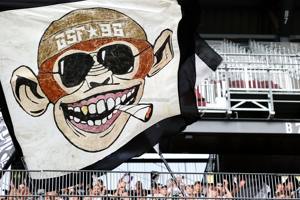 Klagenfurt - Sturm Graz
Oesterreichische Fussball Bundesliga, 3. Runde, SK Austria Klagenfurt - SK Sturm Graz,  Woerthersee Stadion Klagenfurt, 17.08.2024. 

Foto zeigt Fans von Sturm
Schlüsselwörter: sturmflut