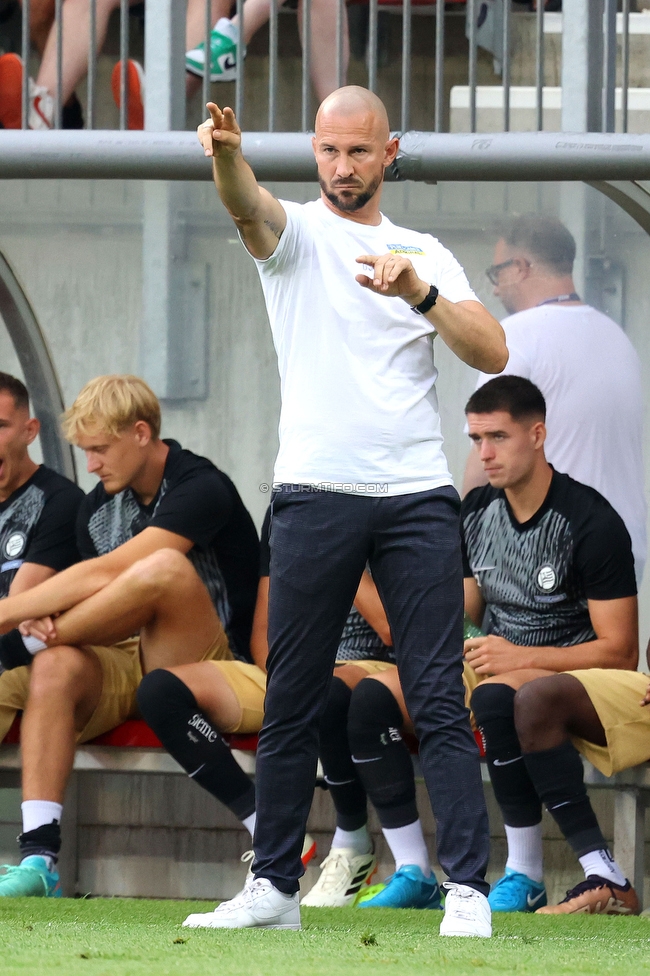 Klagenfurt - Sturm Graz
Oesterreichische Fussball Bundesliga, 3. Runde, SK Austria Klagenfurt - SK Sturm Graz,  Woerthersee Stadion Klagenfurt, 17.08.2024. 

Foto zeigt Christian Ilzer (Cheftrainer Sturm)
