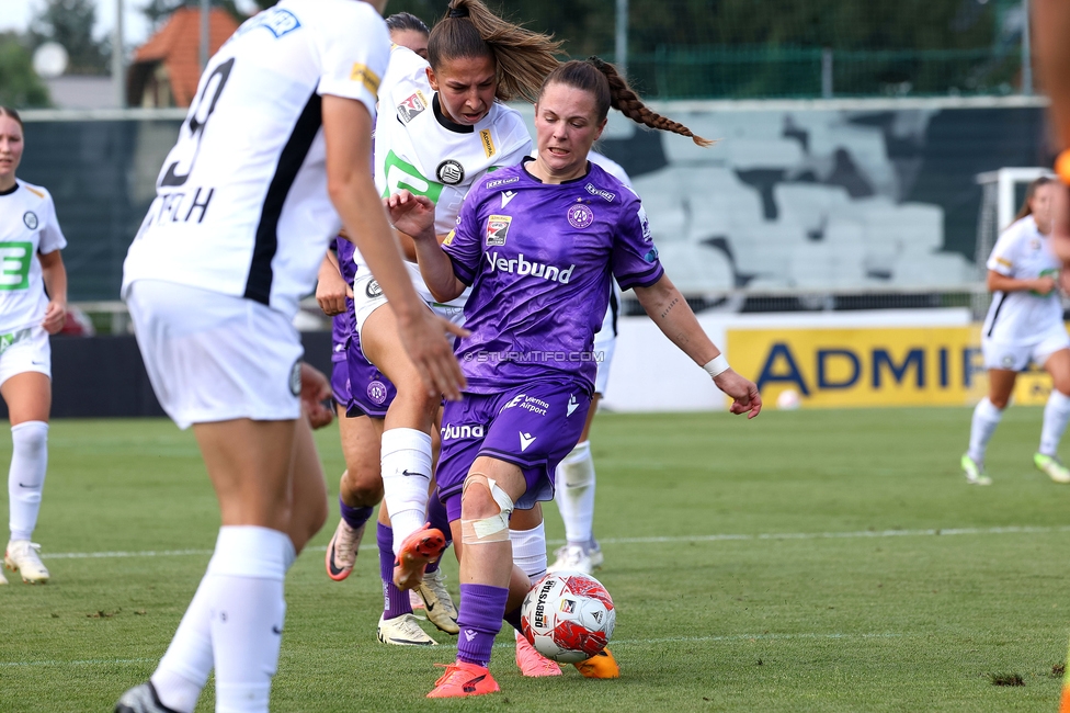 Sturm Damen - Austria Wien
OEFB Frauen Bundesliga, 2. Runde, SK Sturm Graz Damen - FK Austria Wien, Trainingszentrum Messendorf, 18.08.2024. 

Foto zeigt Ruzika Krajinovic (Sturm Damen)
