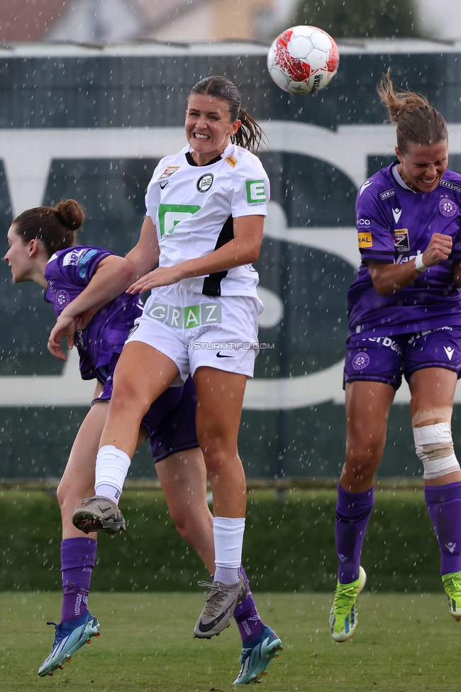 Sturm Damen - Austria Wien
OEFB Frauen Bundesliga, 2. Runde, SK Sturm Graz Damen - FK Austria Wien, Trainingszentrum Messendorf, 18.08.2024. 

Foto zeigt Marie Spiess (Sturm Damen)
