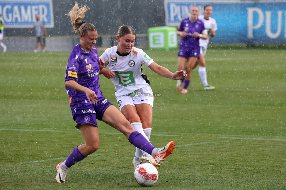 Sturm Damen - Austria Wien
OEFB Frauen Bundesliga, 2. Runde, SK Sturm Graz Damen - FK Austria Wien, Trainingszentrum Messendorf, 18.08.2024. 

Foto zeigt Anna Wirnsberger (Sturm Damen)
