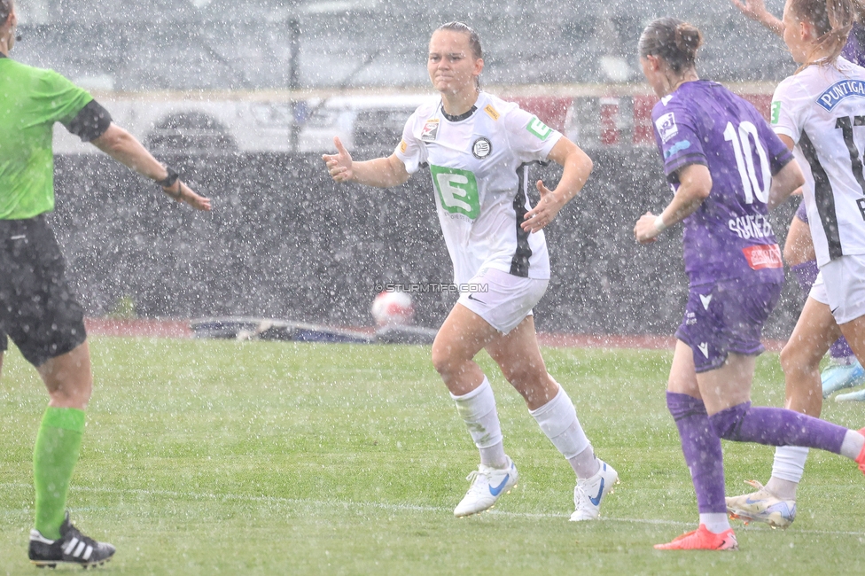 Sturm Damen - Austria Wien
OEFB Frauen Bundesliga, 2. Runde, SK Sturm Graz Damen - FK Austria Wien, Trainingszentrum Messendorf, 18.08.2024. 

Foto zeigt Julia Keutz (Sturm Damen)
