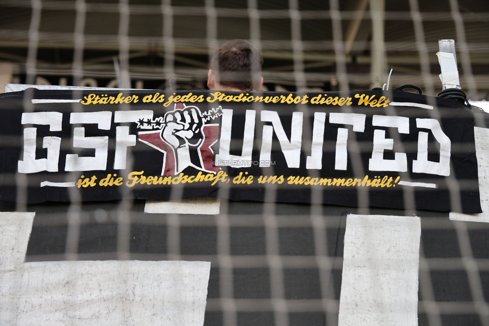 Sturm Graz - Altach
Oesterreichische Fussball Bundesliga, 4 Runde, SK Sturm Graz - SCR Altach, Stadion Liebenau Graz, 24.08.2024. 

Foto zeigt Fans von Sturm
