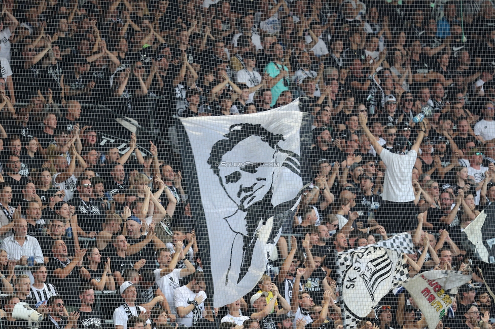 Sturm Graz - Altach
Oesterreichische Fussball Bundesliga, 4 Runde, SK Sturm Graz - SCR Altach, Stadion Liebenau Graz, 24.08.2024. 

Foto zeigt Fans von Sturm
Schlüsselwörter: sturmflut vorsaenger