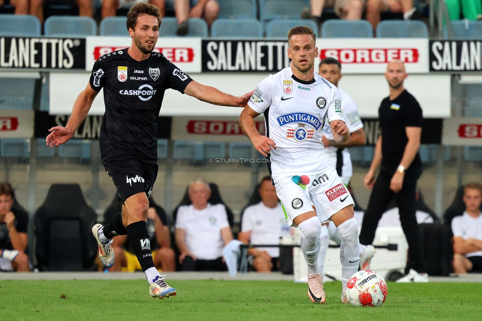 Sturm Graz - Altach
Oesterreichische Fussball Bundesliga, 4 Runde, SK Sturm Graz - SCR Altach, Stadion Liebenau Graz, 24.08.2024. 

Foto zeigt Tomi Horvat (Sturm)
