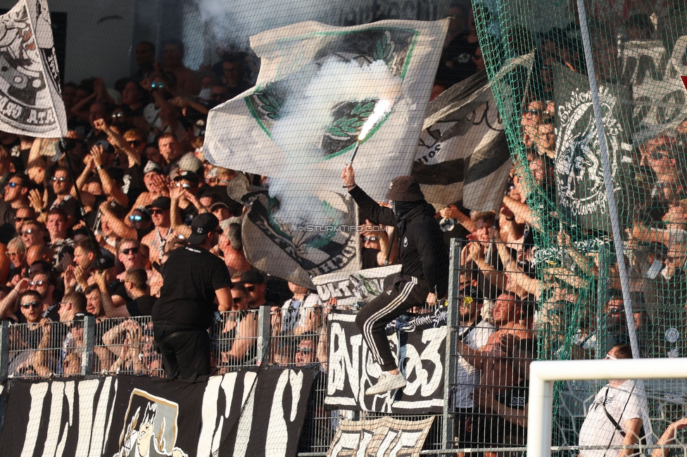 Ried - Sturm Graz
OEFB Cup, 2. Runde, SV Ried - SK Sturm Graz, Innviertel Arena Ried, 28.08.2024. 

Foto zeigt Seedy Jatta (Sturm)
Schlüsselwörter: torjubel