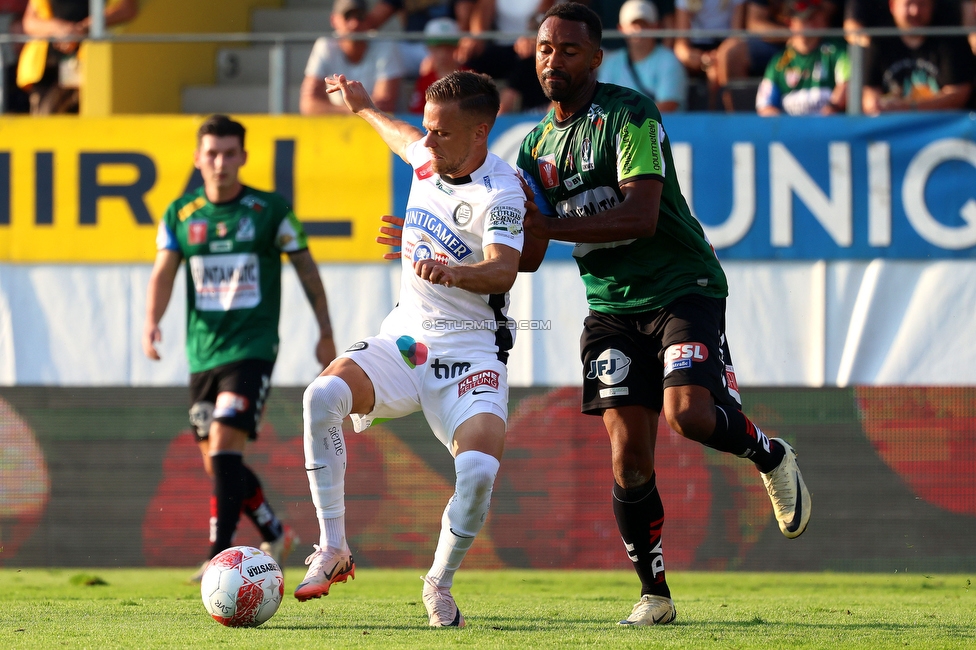 Ried - Sturm Graz
OEFB Cup, 2. Runde, SV Ried - SK Sturm Graz, Innviertel Arena Ried, 28.08.2024. 

Foto zeigt Tomi Horvat (Sturm)
