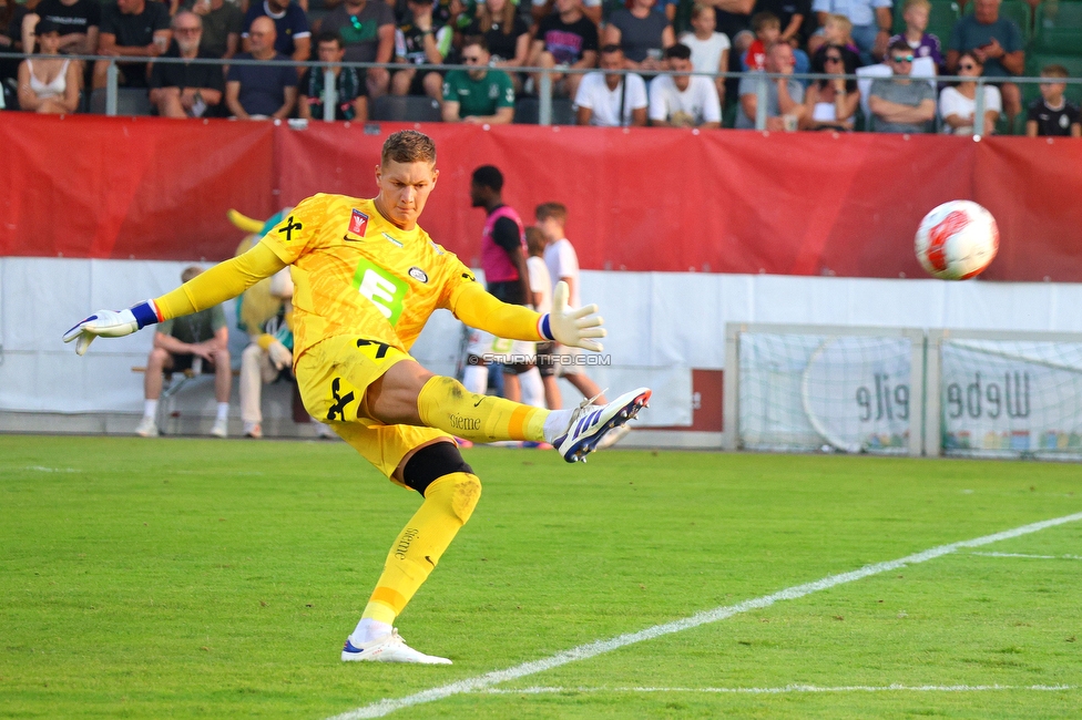 Ried - Sturm Graz
OEFB Cup, 2. Runde, SV Ried - SK Sturm Graz, Innviertel Arena Ried, 28.08.2024. 

Foto zeigt Kjell Scherpen (Sturm)
