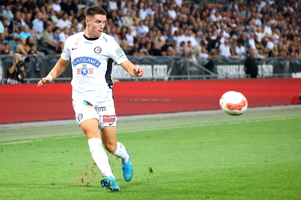 Sturm Graz - Tirol
Oesterreichische Fussball Bundesliga, 5. Runde, SK Sturm Graz - WSG Tirol, Stadion Liebenau Graz, 31.08.2024. 

Foto zeigt Alexandar Borkovic (Sturm)
