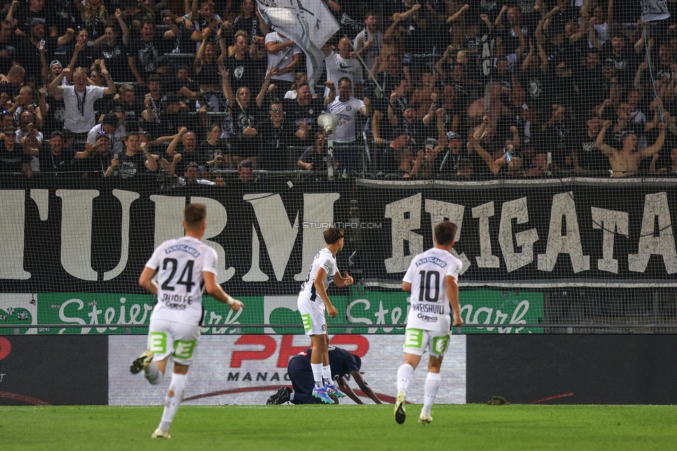 Sturm Graz - Tirol
Oesterreichische Fussball Bundesliga, 5. Runde, SK Sturm Graz - WSG Tirol, Stadion Liebenau Graz, 31.08.2024. 

Foto zeigt Leon Grgic (Sturm)
