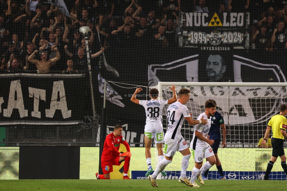 Sturm Graz - Tirol
Oesterreichische Fussball Bundesliga, 5. Runde, SK Sturm Graz - WSG Tirol, Stadion Liebenau Graz, 31.08.2024. 

Foto zeigt Leon Grgic (Sturm)
