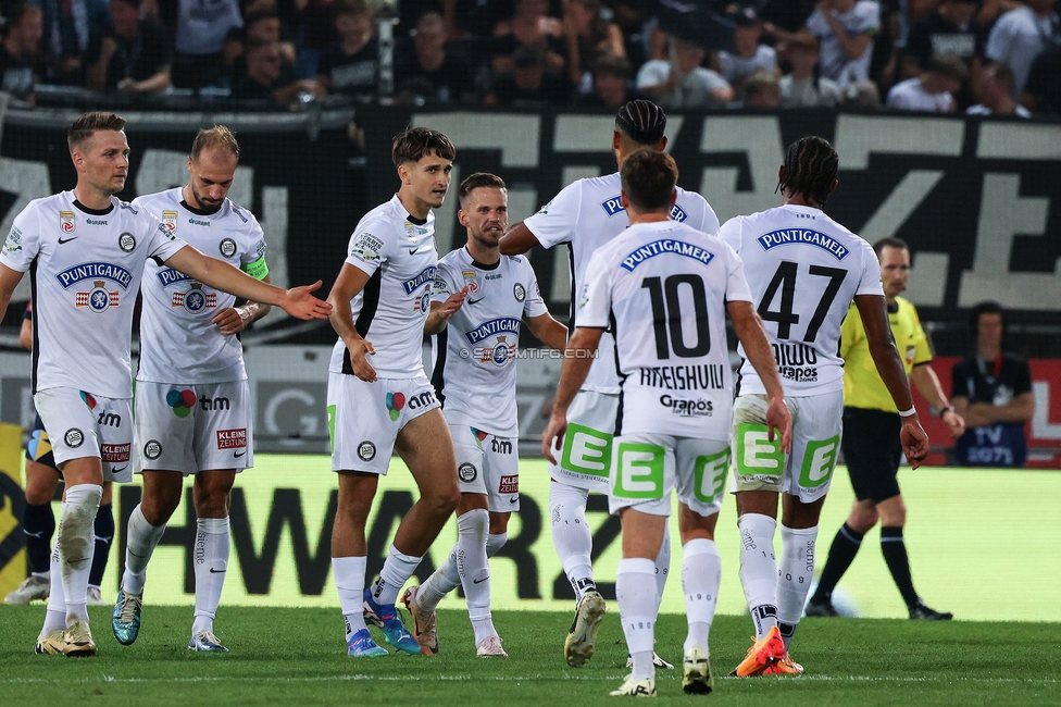 Sturm Graz - Tirol
Oesterreichische Fussball Bundesliga, 5. Runde, SK Sturm Graz - WSG Tirol, Stadion Liebenau Graz, 31.08.2024. 

Foto zeigt Leon Grgic (Sturm)
