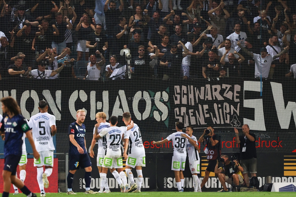 Sturm Graz - Tirol
Oesterreichische Fussball Bundesliga, 5. Runde, SK Sturm Graz - WSG Tirol, Stadion Liebenau Graz, 31.08.2024. 

Foto zeigt Leon Grgic (Sturm)
