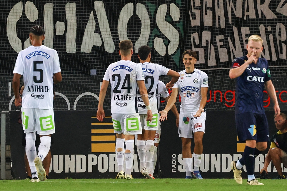 Sturm Graz - Tirol
Oesterreichische Fussball Bundesliga, 5. Runde, SK Sturm Graz - WSG Tirol, Stadion Liebenau Graz, 31.08.2024. 

Foto zeigt Leon Grgic (Sturm)
