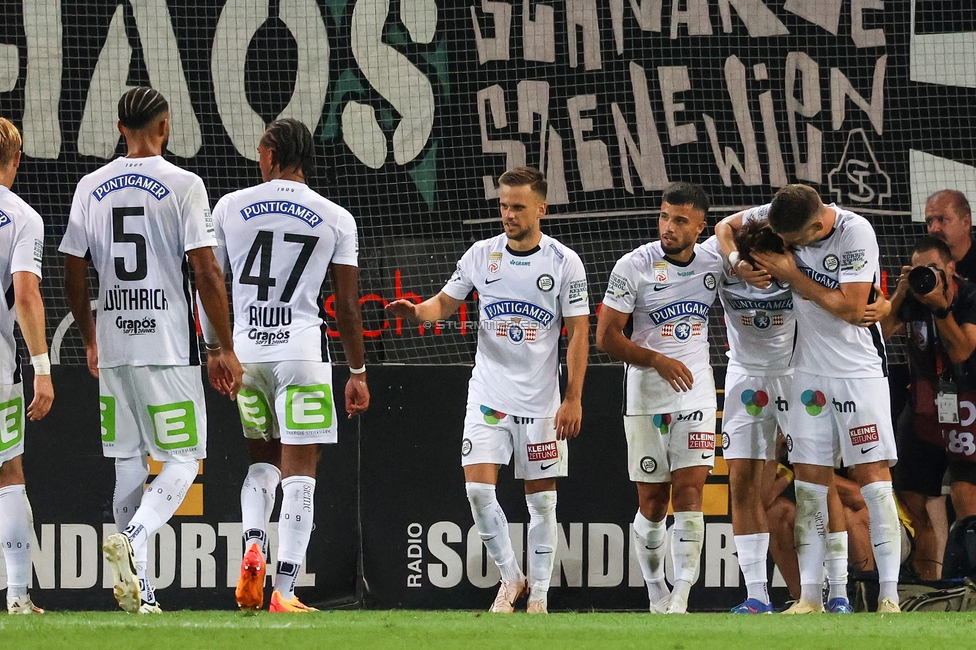 Sturm Graz - Tirol
Oesterreichische Fussball Bundesliga, 5. Runde, SK Sturm Graz - WSG Tirol, Stadion Liebenau Graz, 31.08.2024. 

Foto zeigt Leon Grgic (Sturm)
