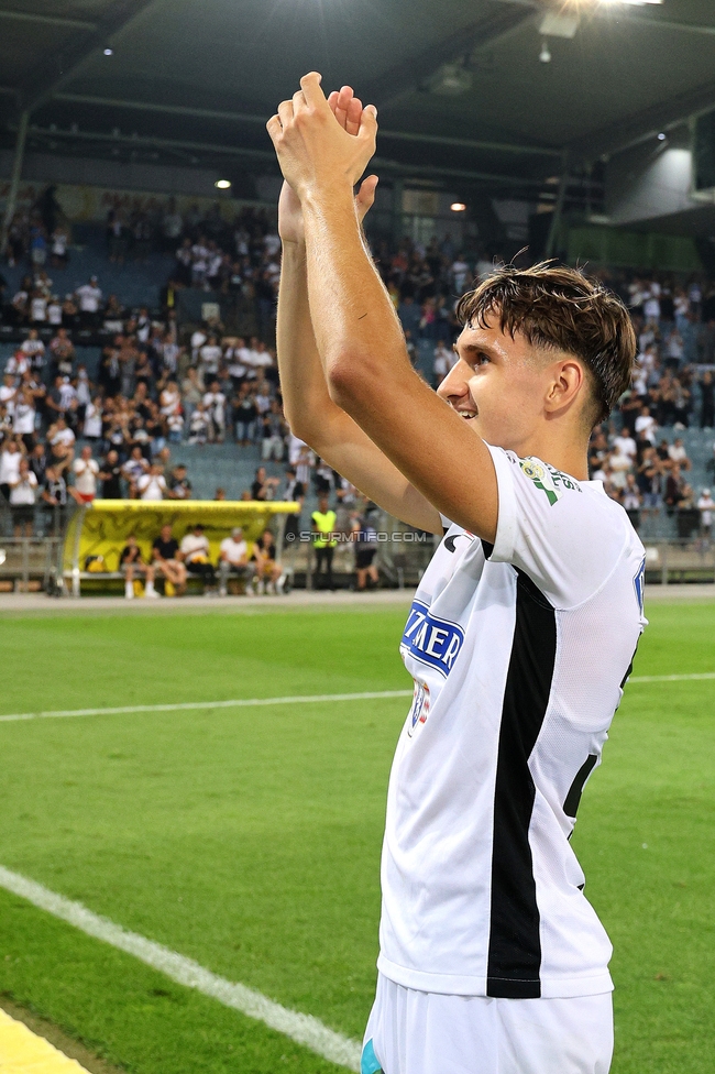 Sturm Graz - Tirol
Oesterreichische Fussball Bundesliga, 5. Runde, SK Sturm Graz - WSG Tirol, Stadion Liebenau Graz, 31.08.2024. 

Foto zeigt Leon Grgic (Sturm)
