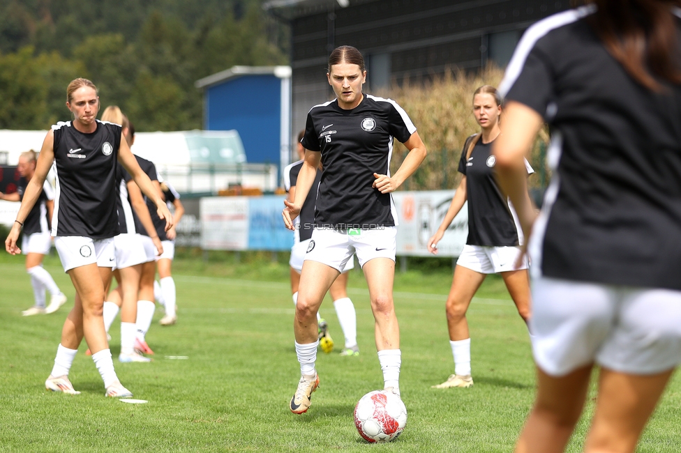 Austria Klagenfurt - Sturm Graz Damen
SPORTLAND Niederoesterreich Frauen Cup, Austria Klagenfurt - SK Sturm Graz, Sport- und Freizeitzentrum Friedlach Glanegg, 08.09.2024. 

Foto zeigt Sophie Maierhofer (Sturm Damen)
