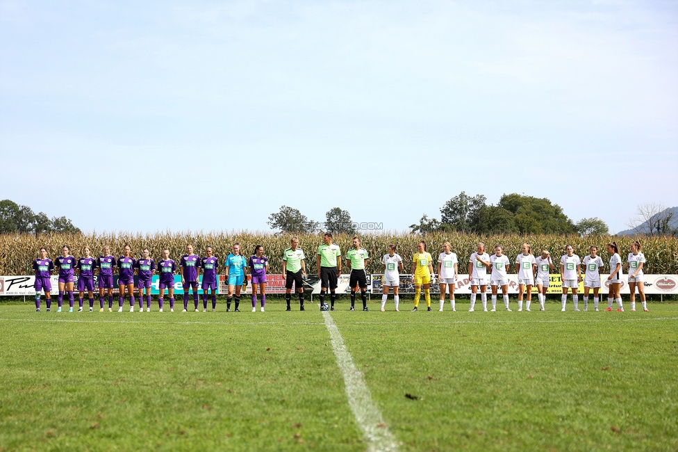 Austria Klagenfurt - Sturm Graz Damen
SPORTLAND Niederoesterreich Frauen Cup, Austria Klagenfurt - SK Sturm Graz, Sport- und Freizeitzentrum Friedlach Glanegg, 08.09.2024. 

Foto zeigt die Mannschaft der Sturm Damen
