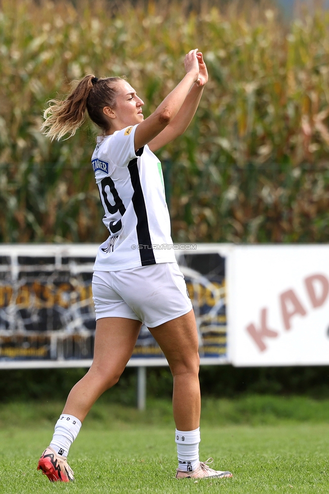 Austria Klagenfurt - Sturm Graz Damen
SPORTLAND Niederoesterreich Frauen Cup, Austria Klagenfurt - SK Sturm Graz, Sport- und Freizeitzentrum Friedlach Glanegg, 08.09.2024. 

Foto zeigt Modesta Uka (Sturm Damen)
