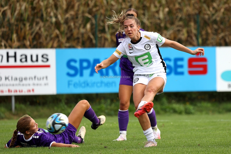 Austria Klagenfurt - Sturm Graz Damen
SPORTLAND Niederoesterreich Frauen Cup, Austria Klagenfurt - SK Sturm Graz, Sport- und Freizeitzentrum Friedlach Glanegg, 08.09.2024. 

Foto zeigt Modesta Uka (Sturm Damen)
