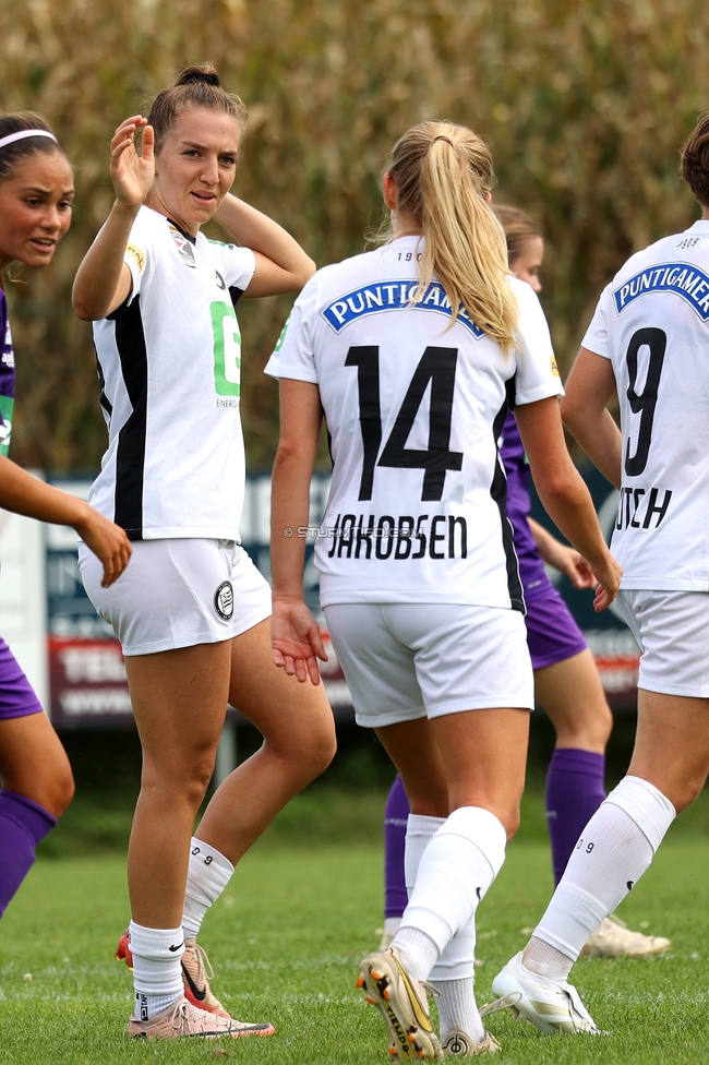 Austria Klagenfurt - Sturm Graz Damen
SPORTLAND Niederoesterreich Frauen Cup, Austria Klagenfurt - SK Sturm Graz, Sport- und Freizeitzentrum Friedlach Glanegg, 08.09.2024. 

Foto zeigt Modesta Uka (Sturm Damen)
