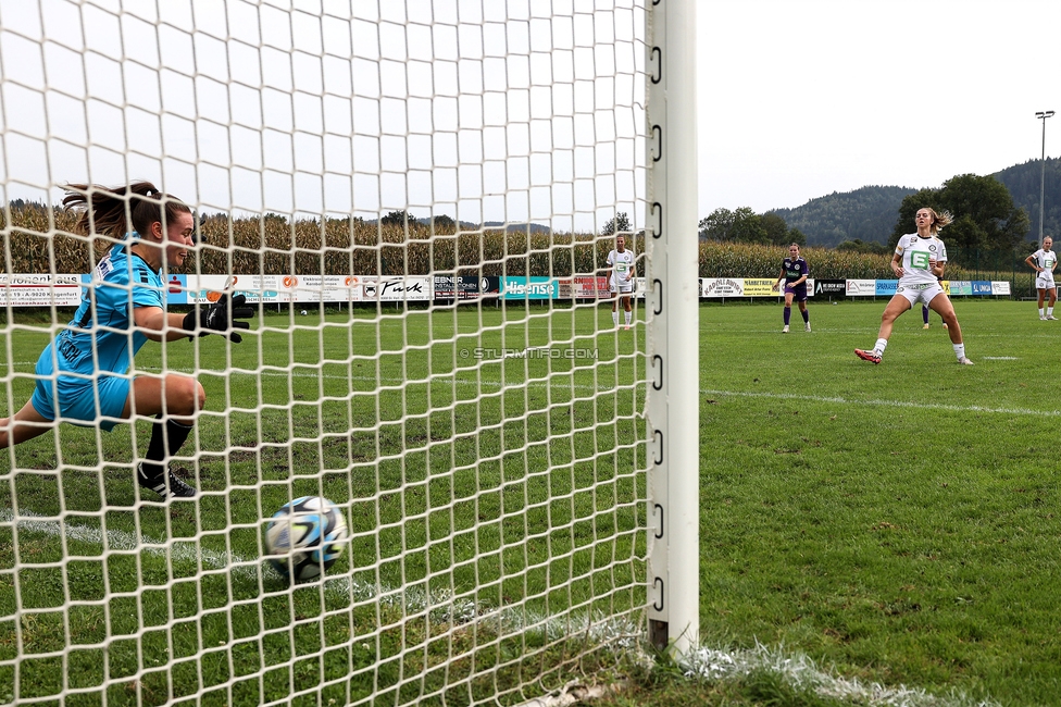 Austria Klagenfurt - Sturm Graz Damen
SPORTLAND Niederoesterreich Frauen Cup, Austria Klagenfurt - SK Sturm Graz, Sport- und Freizeitzentrum Friedlach Glanegg, 08.09.2024. 

Foto zeigt Modesta Uka (Sturm Damen)
