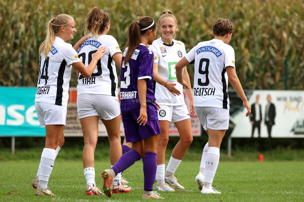 Austria Klagenfurt - Sturm Graz Damen
SPORTLAND Niederoesterreich Frauen Cup, Austria Klagenfurt - SK Sturm Graz, Sport- und Freizeitzentrum Friedlach Glanegg, 08.09.2024. 

Foto zeigt Modesta Uka (Sturm Damen)
