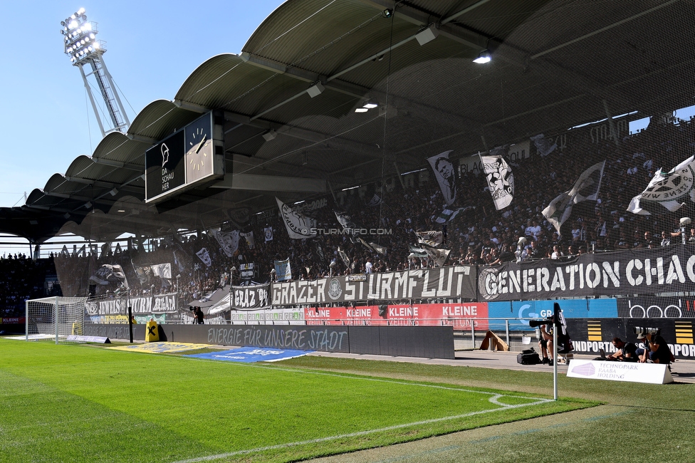 Sturm Graz - Wolfsberg
Oesterreichische Fussball Bundesliga, 7. Runde, SK Sturm Graz - Wolfsberger AC, Stadion Liebenau Graz, 22.09.2024. 

Foto zeigt Fans von Sturm
