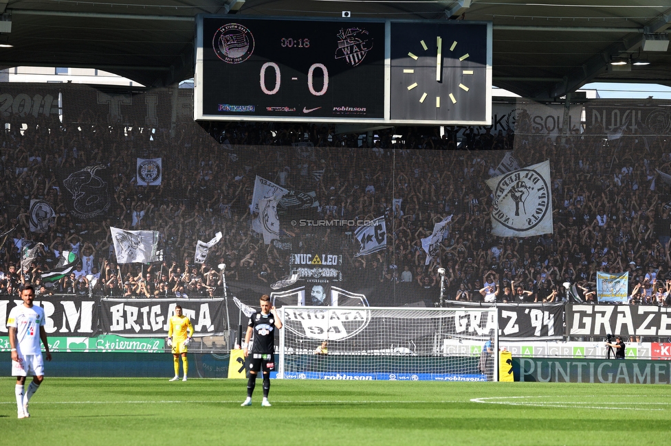 Sturm Graz - Wolfsberg
Oesterreichische Fussball Bundesliga, 7. Runde, SK Sturm Graz - Wolfsberger AC, Stadion Liebenau Graz, 22.09.2024. 

Foto zeigt Fans von Sturm
