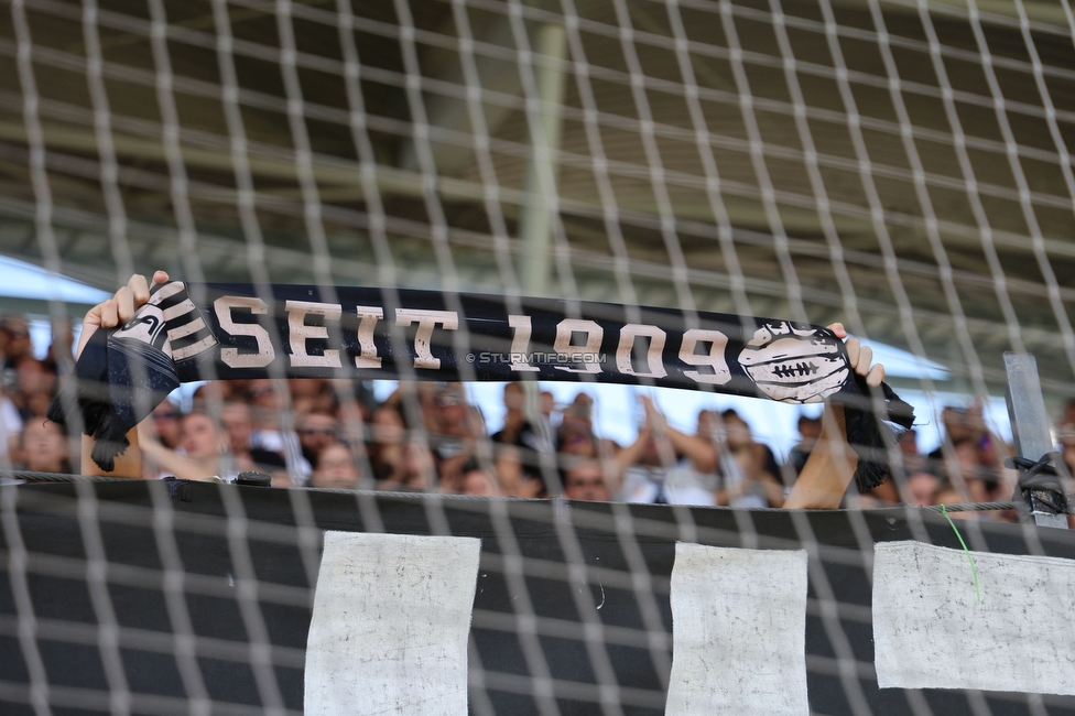 Sturm Graz - Wolfsberg
Oesterreichische Fussball Bundesliga, 7. Runde, SK Sturm Graz - Wolfsberger AC, Stadion Liebenau Graz, 22.09.2024. 

Foto zeigt Fans von Sturm
