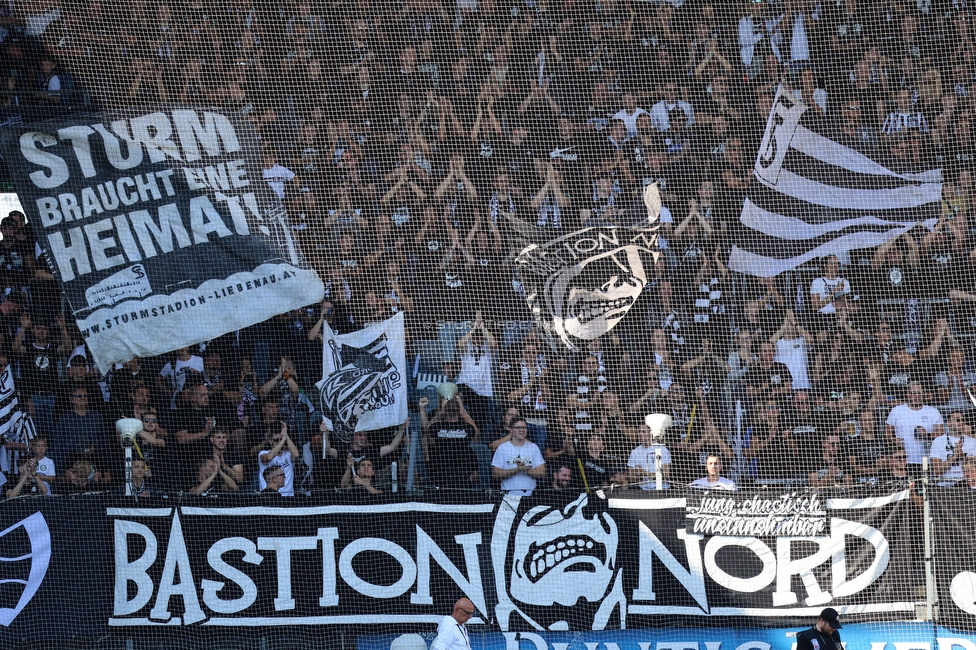 Sturm Graz - Wolfsberg
Oesterreichische Fussball Bundesliga, 7. Runde, SK Sturm Graz - Wolfsberger AC, Stadion Liebenau Graz, 22.09.2024. 

Foto zeigt Fans von Sturm
Schlüsselwörter: bastion