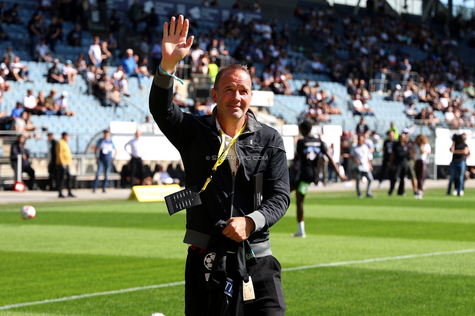 Sturm Graz - Wolfsberg
Oesterreichische Fussball Bundesliga, 7. Runde, SK Sturm Graz - Wolfsberger AC, Stadion Liebenau Graz, 22.09.2024. 

Foto zeigt Mario Haas (ehem. Spieler Sturm)
