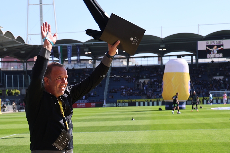 Sturm Graz - Wolfsberg
Oesterreichische Fussball Bundesliga, 7. Runde, SK Sturm Graz - Wolfsberger AC, Stadion Liebenau Graz, 22.09.2024. 

Foto zeigt Mario Haas (ehem. Spieler Sturm)
