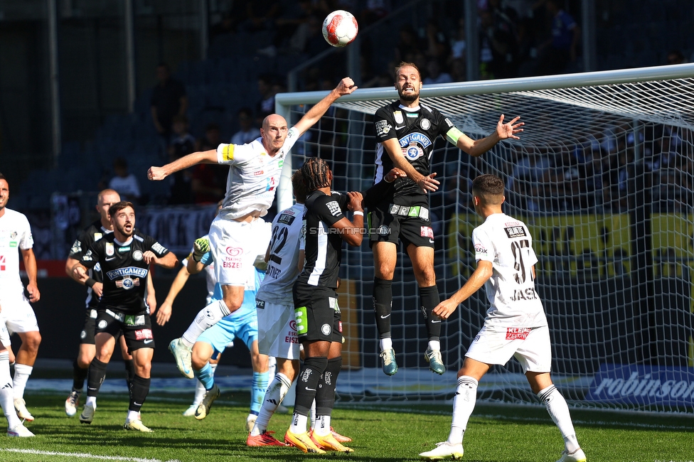 Sturm Graz - WAC
Oesterreichische Fussball Bundesliga, 6. Runde, SK Sturm Graz - Wolfsberger AC, Stadion Liebenau Graz, 22.09.2024. 

Foto zeigt Jon Gorenc-Stankovic (Sturm)
