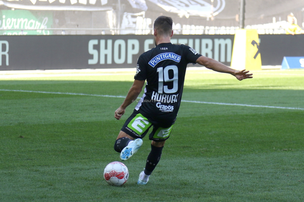 Sturm Graz - Wolfsberg
Oesterreichische Fussball Bundesliga, 7. Runde, SK Sturm Graz - Wolfsberger AC, Stadion Liebenau Graz, 22.09.2024. 

Foto zeigt Tomi Horvat (Sturm)
