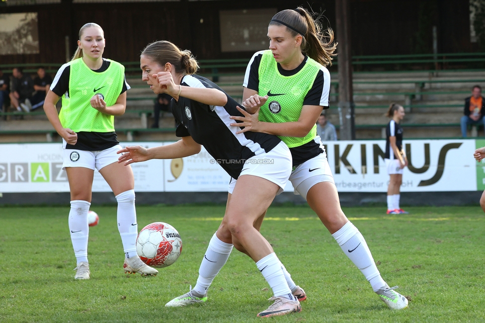 Sturm Damen - St. Poelten
OEFB Frauen Bundesliga, 4. Runde, SK Sturm Graz Damen - SKN St. Poelten, Gruabn Graz, 22.09.2024. 

Foto zeigt Modesta Uka (Sturm Damen)
