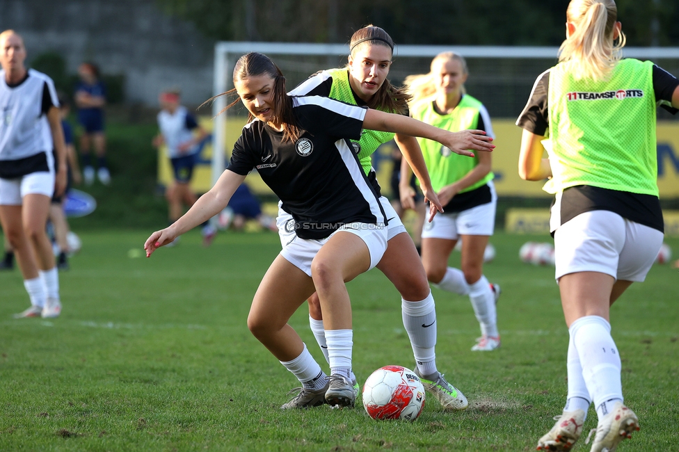 Sturm Damen - St. Poelten
OEFB Frauen Bundesliga, 4. Runde, SK Sturm Graz Damen - SKN St. Poelten, Gruabn Graz, 22.09.2024. 

Foto zeigt Marie Spiess (Sturm Damen)
