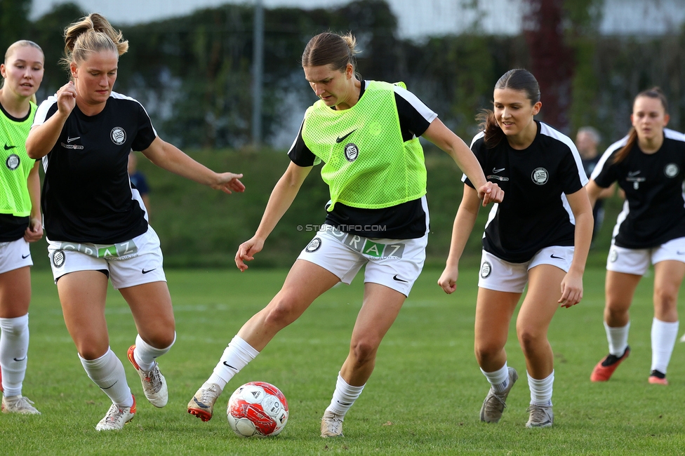 Sturm Damen - St. Poelten
OEFB Frauen Bundesliga, 4. Runde, SK Sturm Graz Damen - SKN St. Poelten, Gruabn Graz, 22.09.2024. 

Foto zeigt Sophie Maierhofer (Sturm Damen)
