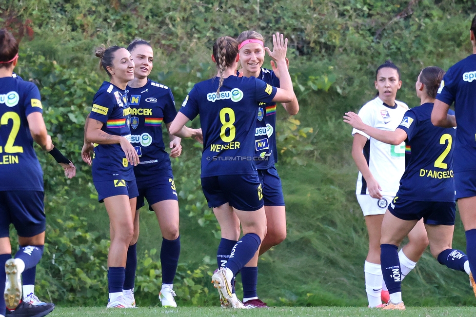 Sturm Damen - St. Poelten
OEFB Frauen Bundesliga, 4. Runde, SK Sturm Graz Damen - SKN St. Poelten, Gruabn Graz, 22.09.2024. 

Foto zeigt Ruzika Krajinovic (Sturm Damen)
