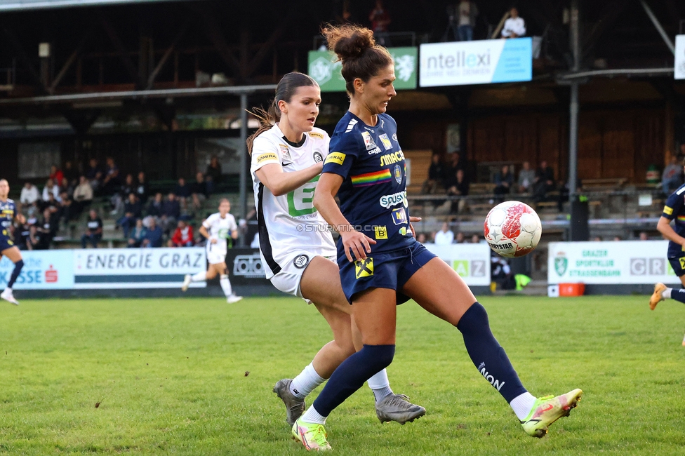 Sturm Damen - St. Poelten
OEFB Frauen Bundesliga, 4. Runde, SK Sturm Graz Damen - SKN St. Poelten, Gruabn Graz, 22.09.2024. 

Foto zeigt Marie Spiess (Sturm Damen)
