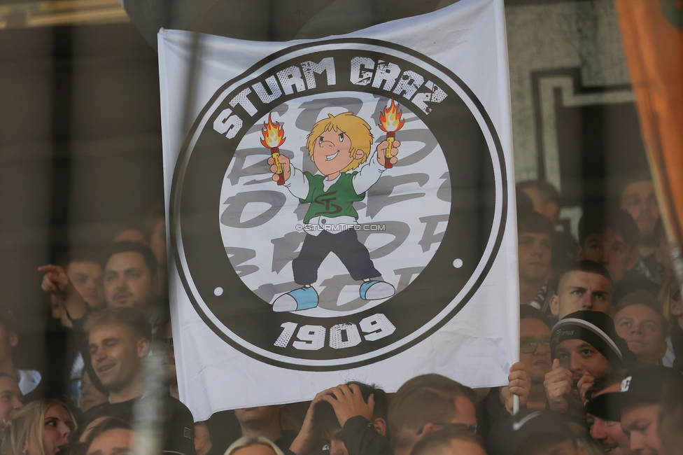 Sturm Graz - Salzburg
Oesterreichische Fussball Bundesliga, 9. Runde, SK Sturm Graz - RB Salzburg, Stadion Liebenau Graz, 06.10.2024. 

Foto zeigt Fans von Sturm
