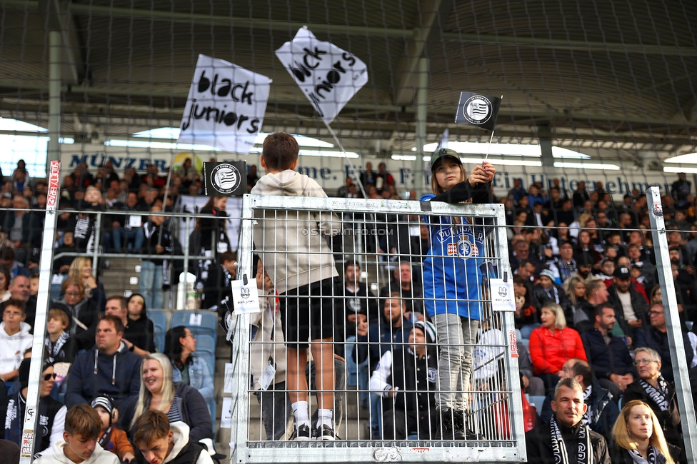 Sturm Graz - Salzburg
Oesterreichische Fussball Bundesliga, 9. Runde, SK Sturm Graz - RB Salzburg, Stadion Liebenau Graz, 06.10.2024. 

Foto zeigt Fans von Sturm
